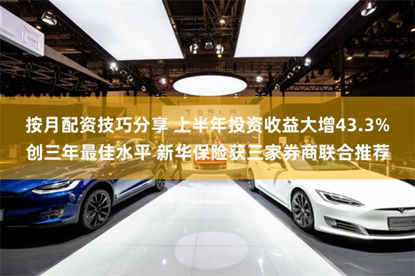 按月配资技巧分享 上半年投资收益大增43.3%创三年最佳水平 新华保险获三家券商联合推荐