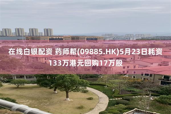 在线白银配资 药师帮(09885.HK)5月23日耗资133